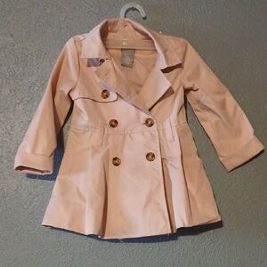 Tahari Kids Pea Coat - Light Pink